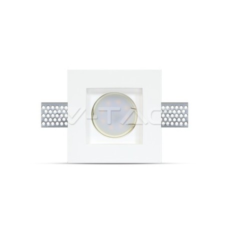 MAVČNA VGRADNA KVADRATNA SVETILKA GU10 100X100 BELA BELA