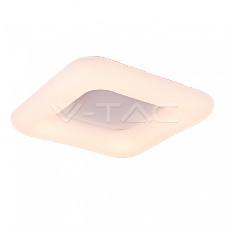 80W OBESEK KVADRATNI S PODVOJENO DOLŽINO PODLAGE 3000K ZATEMNILNA BELA