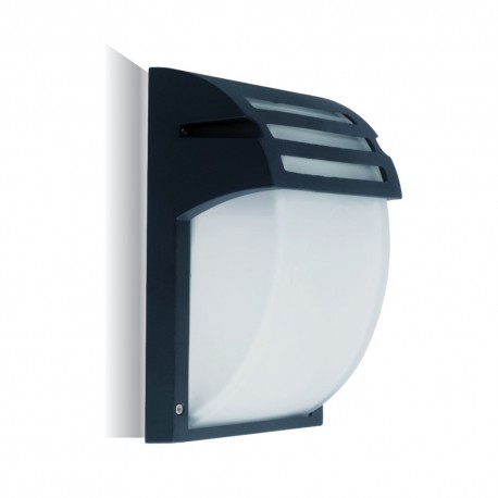 Vrtna stenska svetilka E27 črna