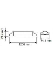 LED 30W NADGRADNA LINIJSKA SVETILKA SAMSUNG 120CM 160 LM/W