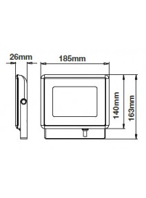 30W LED REFLEKTOR SAMSUNG Z DALJINCEM ZA RGB IP65