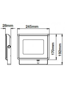 50W LED REFLEKTOR SAMSUNG Z DALJINCEM ZA RGB IP65