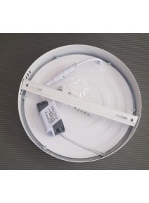 LVT LED nadgradni panel 18W 4000K - okrogli
