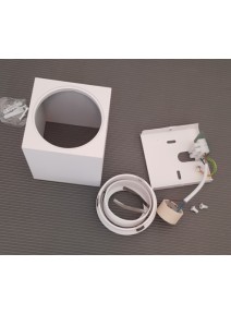 NADGRADNA KVADRATNA SVETILKA za GU10 sijalke BELA