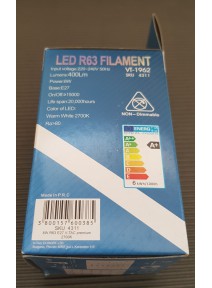LED sijalka R63 filament