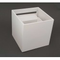 6W LED stenska svetilka Qube - bela IP65