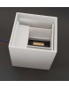 6W LED stenska svetilka Qube - bela IP65