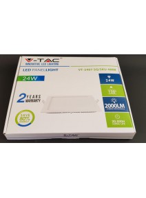 24W LED panel vgradni kvadratni V-TAC