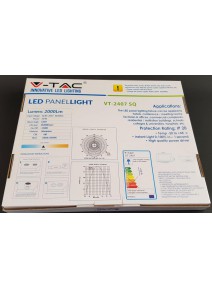 24W LED panel vgradni kvadratni V-TAC