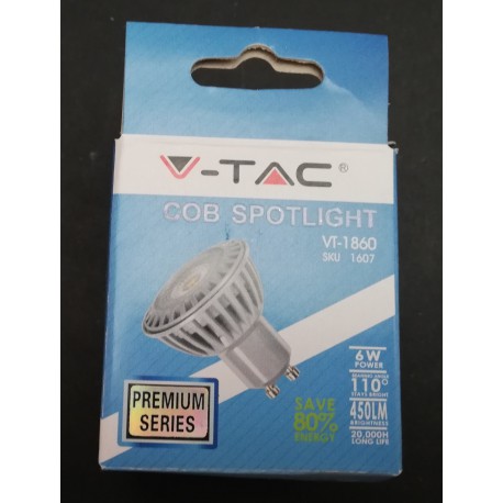 LED SPOT - 6W GU10 COB SIVA